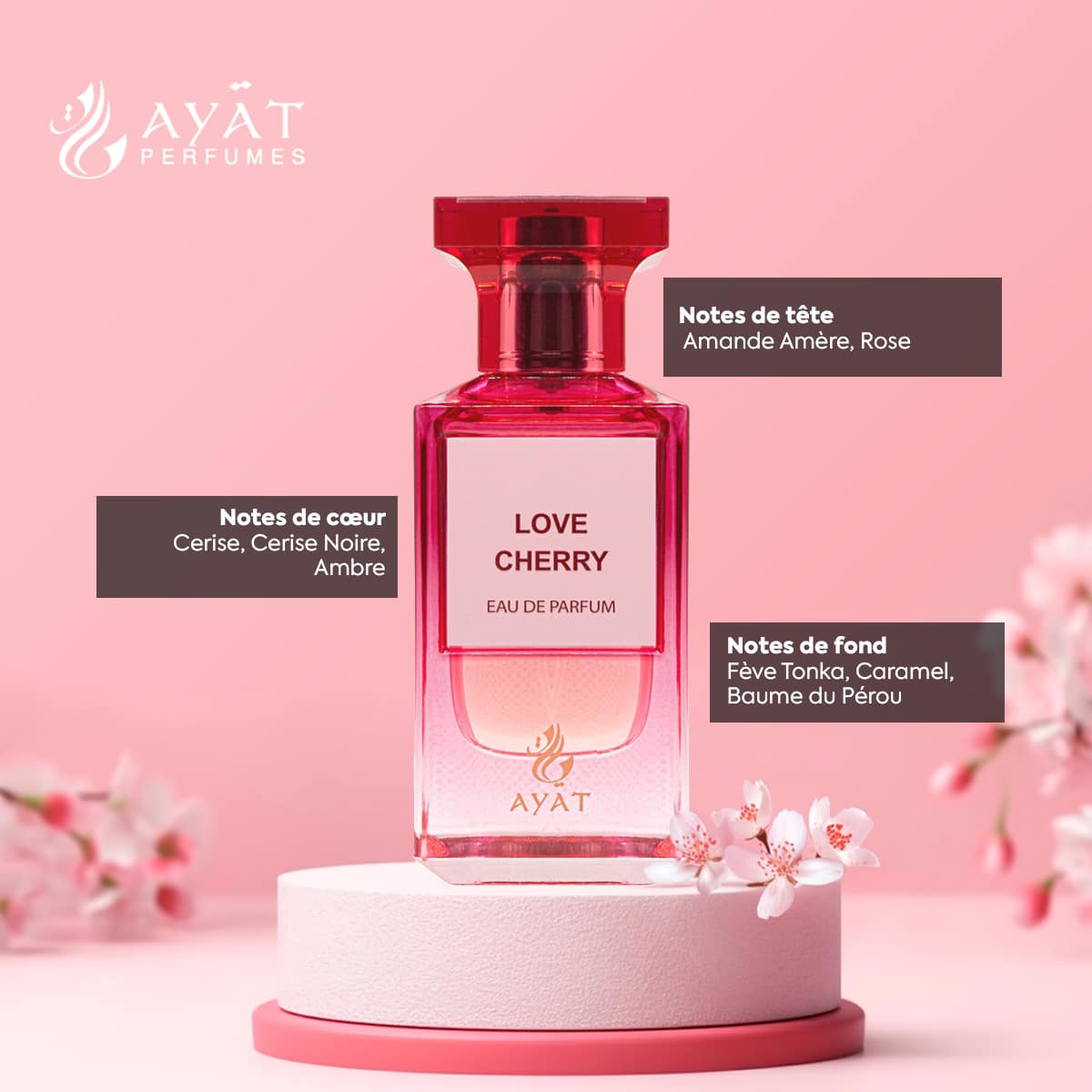Love Cherry Eau de Parfum – Ayat Perfumes – 80ml Ayat Perfumes